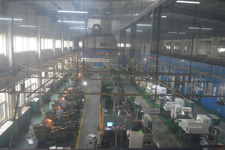 CNC machining workshop
